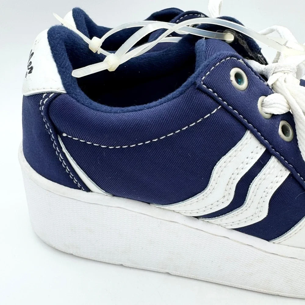 Vintage Deadstock Y2K‎ Seychelles RAGE Chunky Platform Sneaker Navy Size 7.5